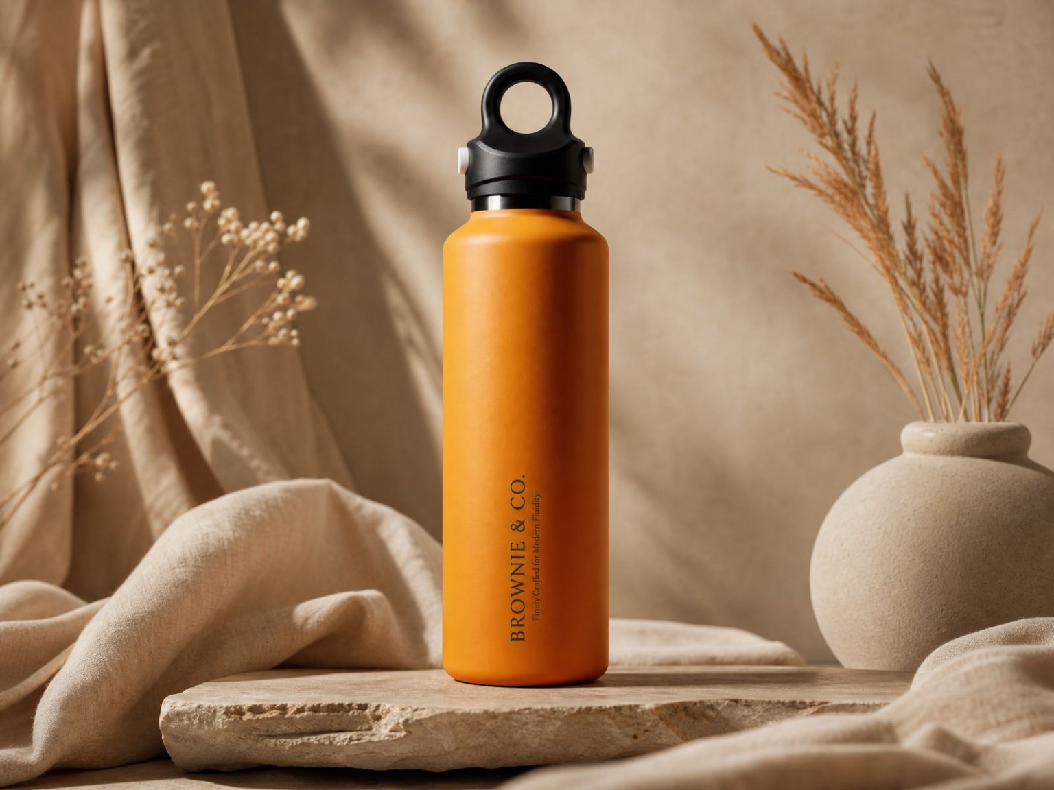 Muted Caramel Orange