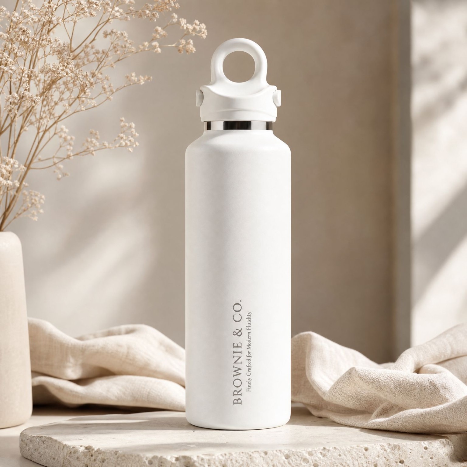 Pearl White Hydration Bottle